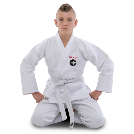 Кімоно для карате KILLER CO-7973 розмір 110-180см білий 