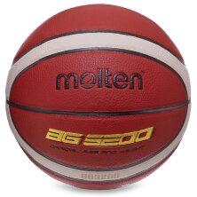 Мяч баскетбольный MOLTEN B7G3000 №7 PU коричневый
