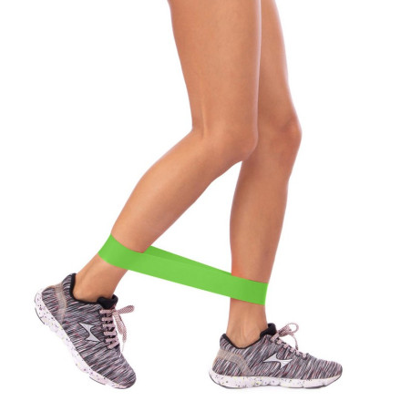 Гумка для фітнесу DOUBLE CUBE LOOP BANDS LB-001 XS салатовий
