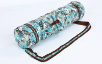 Сумка для йога коврика Yoga bag Fodoko FI-6972-1 голубой-черный-белый