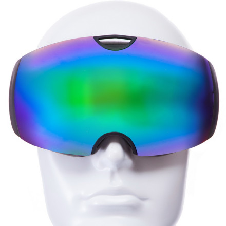 Окуляри гірськолижні SPOSUNE HX036 чорний-салатовий