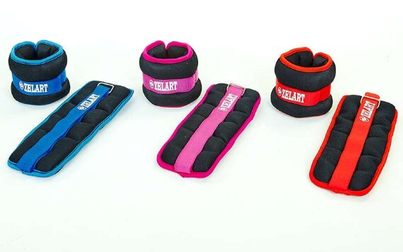 Утяжелители-манжеты для рук и ног FI-2502-2-R (2х1)