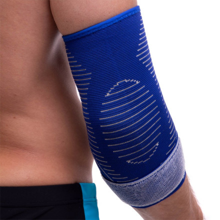 Налокотник еластичний бандаж з фіксуючим ременем SIBOTE ST-7027 1шт