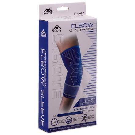 Налокотник еластичний бандаж з фіксуючим ременем SIBOTE ST-7027 1шт