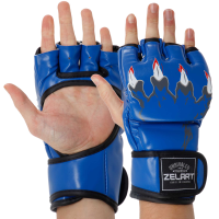 Рукавички для змішаних єдиноборств MMA PU Everlast BO-3207-B