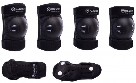 Набор защиты Maraton Sk-5615-4 черный
