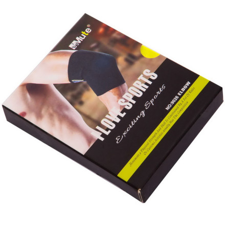 Налокотник бандаж еластичний неопреновий MUTE 9026 1шт чорний