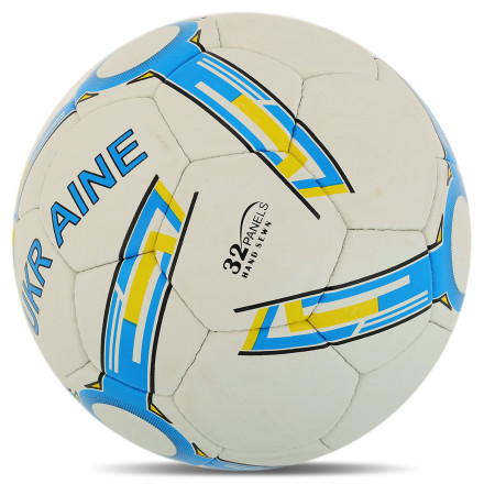 М'яч футбольний №5  UKRAINE FB-4117-W