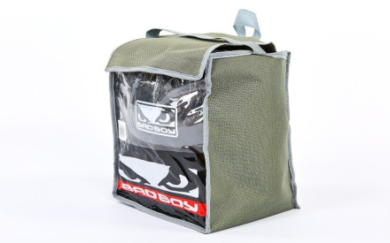 Шолом боксерський з повним захистом шкіряний Bad Boy Spider VL-6622