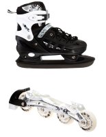 Ролики+льодова платформа 2 в 1 Scale Sport Duo чорні