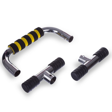 Упори для віджимань SP-Sport FI-1776 PUSH-UP BAR 15x25см сірий-жовтий