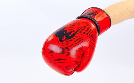 Рукавички боксерські шкіряні Venum MA-5430-R червоний