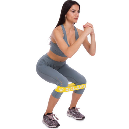 Гумка для фітнесу HIP LOOP Zelart FI-1969-SS жовтий