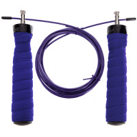 Скакалка швидкісна Кроссфіт з підшипником та сталевим тросом CIMA CM-J603 3м фіолетовий