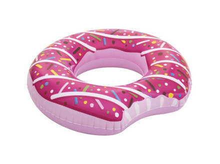 Надувне коло-тюбінг Bestway 36118-2 Малиновий пончик