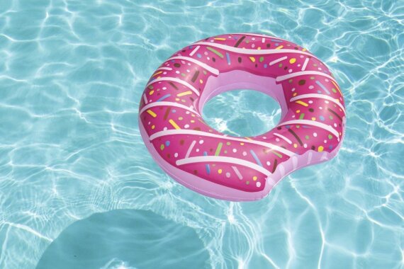 Надувной круг-тюбинг Bestway 36118-2 Малиновый пончик