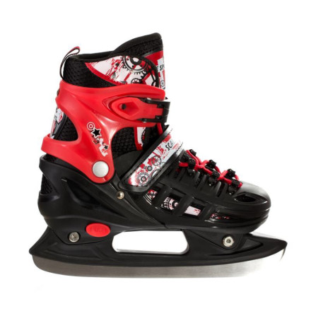 Ледовые раздвижные коньки Scale Sport Ice размер 35-38 красный