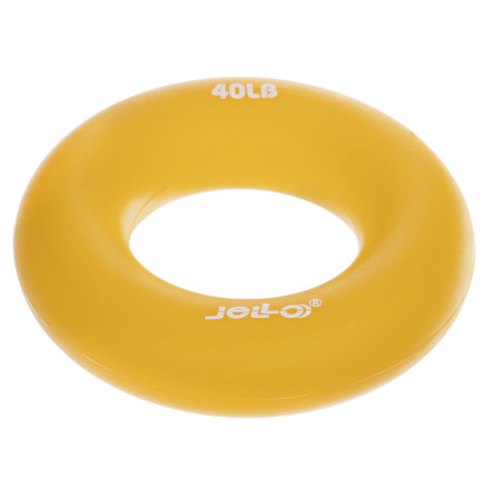 Еспандер кистьовий Кільце JELLO JLA473-40LB навантаження 18кг жовтий