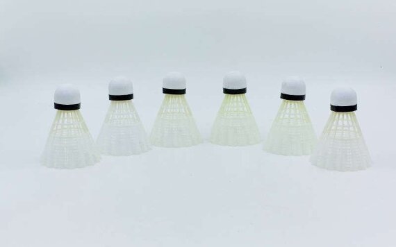 Воланы для бадминтона нейлоновые FOX T880-W