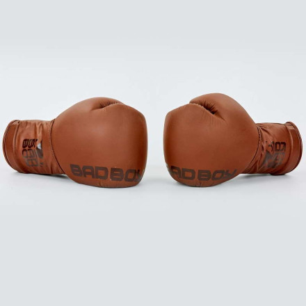 Рукавички боксерські шкіряні Bad Boy VL-6619-BR коричневий