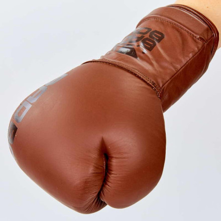 Рукавички боксерські шкіряні Bad Boy VL-6619-BR коричневий