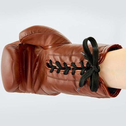 Рукавички боксерські шкіряні Bad Boy VL-6619-BR коричневий