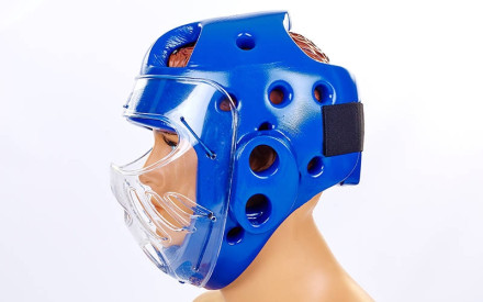  Шолом для тхеквондо із пластиковою маскою BO-5490-B DAEDO