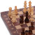 Шахи, шашки, нарди 3 в 1 дерев&#39;яні з магнітом W7701H 24см x 24см