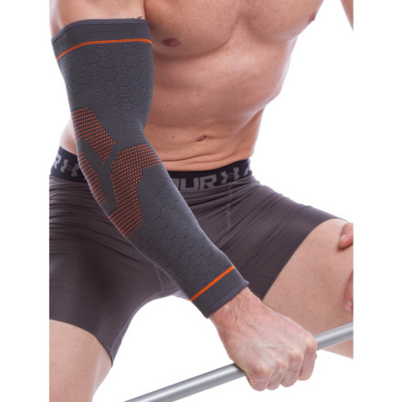 Налокітник компресійний SIBOTE ST-967 1шт сірий-жовтогарячий