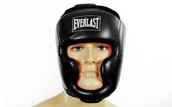  Шлем боксерский с полной защитой Everlast BO-4299-BK 