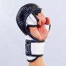Перчатки для смешанных единоборств MMA PU Elast BO-4612-BKW