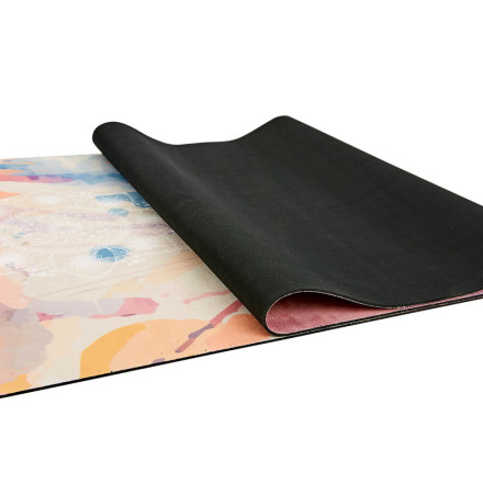 Килимок для йоги Замшевий Record FI-5662-45 фіолетовий