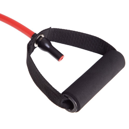 Еспандер трубчастий з ручками з фіксатором дверей SP-Sport FI-2659-R навантаження-13,5кг довжина-120см червоний