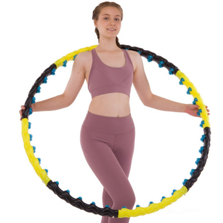Обруч масажний Хула Хуп SP-Planeta Hula Hoop DOUBLE GRACE MAGNETIC JS-6001 8 секцій