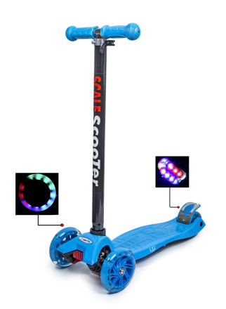 Самокат Scooter 980 голубой
