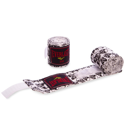 Бинты боксерские Everlast 4456R-118 Skull