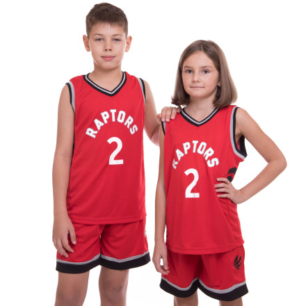 Форма баскетбольная подростковая NB-Sport NBA RAPTORS LEONARD 2 BA-0970 