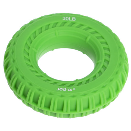 Еспандер кистьовий Кільце JELLO JLA470-30LB навантаження 13,5 кг зелений