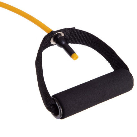 Еспандер трубчастий з ручками з фіксатором дверей SP-Sport FI-2659-Y навантаження-2кг довжина-120см жовтий