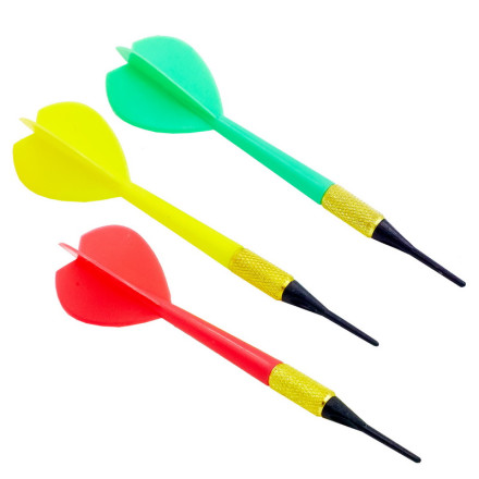 Дротики для гри в дартс безпечні Baili BL-3006SL 6гр 3шт