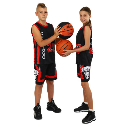 Форма баскетбольная подростковая NB-Sport Chicago Bulls BA-3841