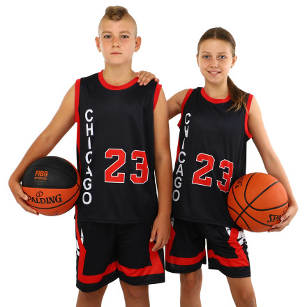 Форма баскетбольная подростковая NB-Sport Chicago Bulls BA-3841