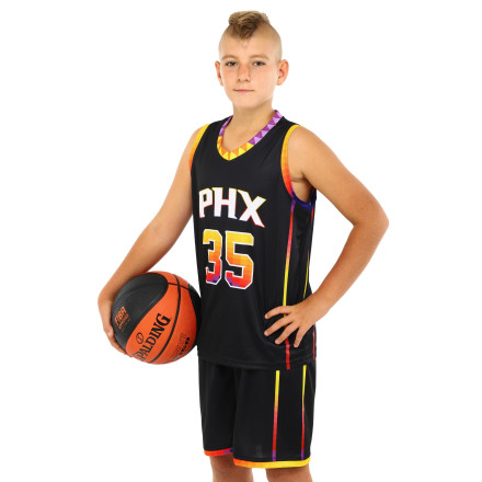 Форма баскетбольная подростковая NB-Sport NBA PHOENIX SUNS DURANT 35 BA-3836