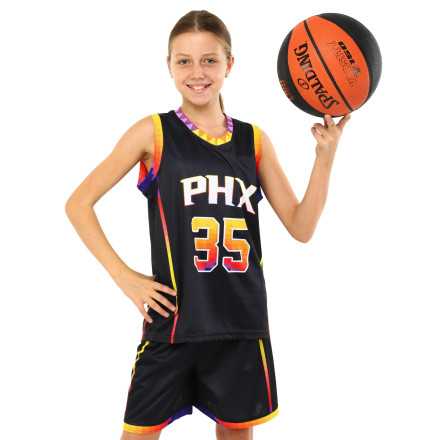Форма баскетбольная подростковая NB-Sport NBA PHOENIX SUNS DURANT 35 BA-3836