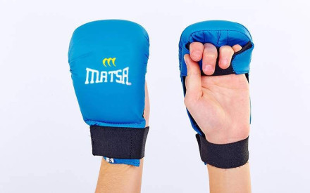 Накладки (рукавички) для карате Matsa MA-0010-BL