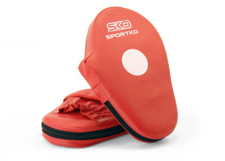 Лапа боксерская Sportko PD-3 красный р-р 30х20х5см
