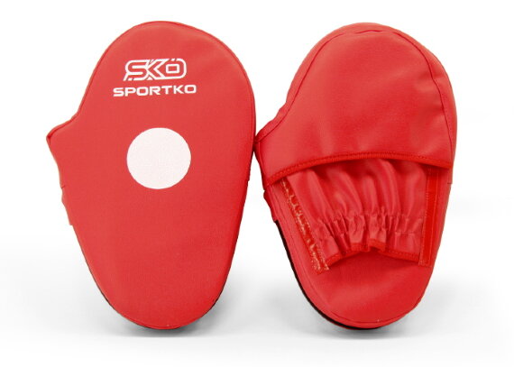 Лапа боксерская Sportko PD-3 красный р-р 30х20х5см