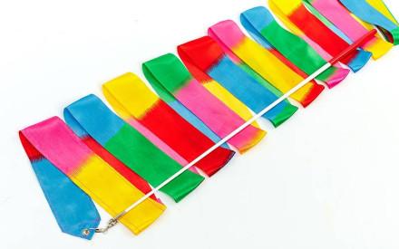 Стрічка гімнастична C-3248 кольори в асортименті 