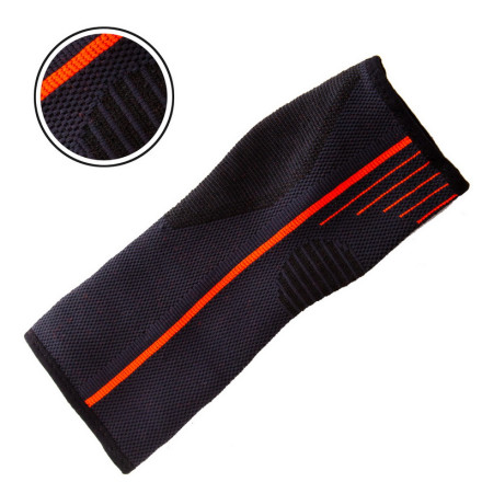 Бандаж на гомілковостоп еластичний EXTREME 714CA розмір L-XL 1шт чорний-червоний