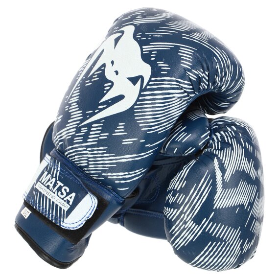 Боксерські рукавиці MATSA ЮНІОР MA-0033 синій
